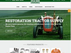 tractor parts woocommerce project