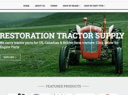 tractor parts woocommerce project